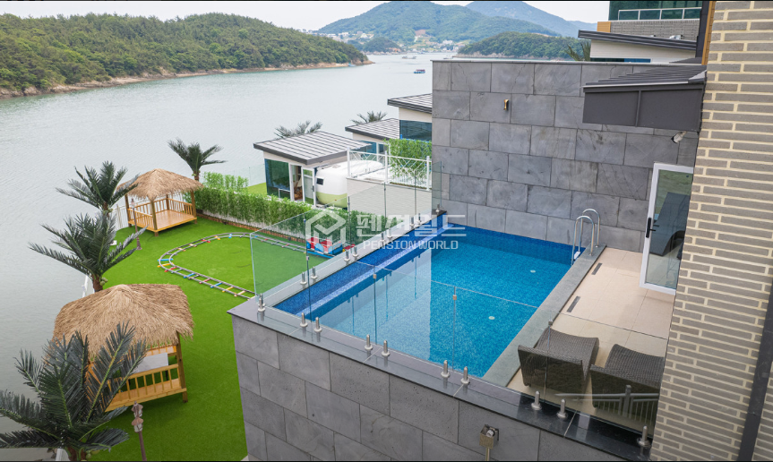 전남광주 여수시 돌산읍 우두리 타,파동 [여수 펜션매매]오션뷰 바닷가 풀빌라 매물 매매 매물번호 13009 사진 4