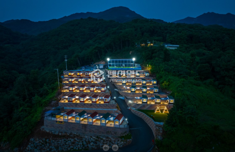 충북 제천시 금성면 성내리 1,2동 [제천 캠핑장매매]카라반34개 카페건물 대형수영장 매매 매물번호 13068 사진 2