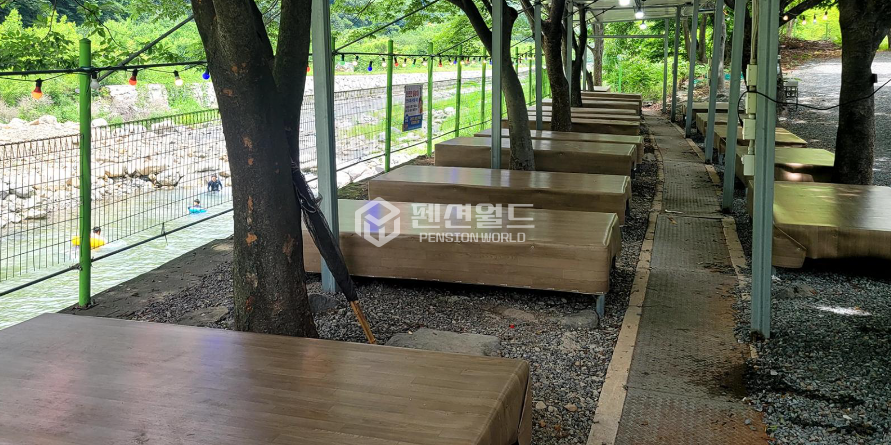 경남 밀양시 단장면 구천리 가,나동 [밀양시 펜션임대]계곡입지 MT 단체편션 물가평상운영 월세 매물번호 13018 사진 3